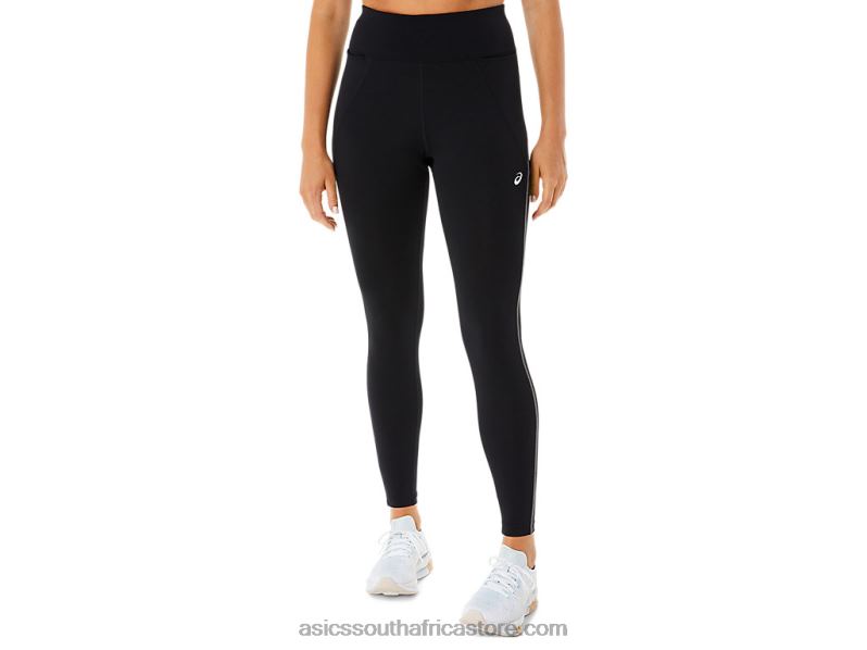 Women Asics Mesh Panel Training Tight LH4X02308 Performance Black