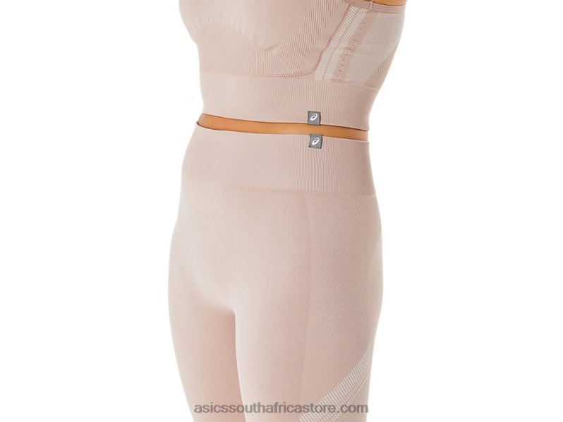 Women Asics Nagino Flex Seamless Tight LH4X02144 Fawn