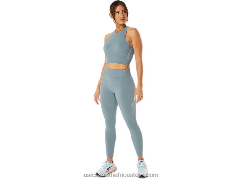 Women Asics Nagino Flex Seamless Tight LH4X02146 Light Steel