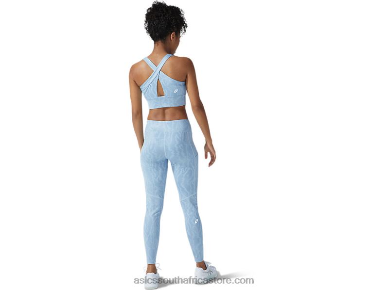 Women Asics New Strong 92 Printed Tight LH4X03801 Mist Print