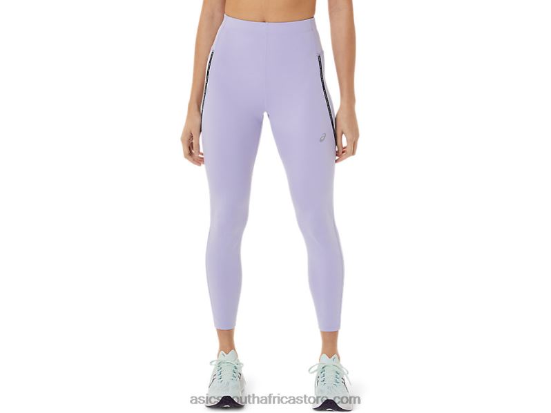 Women Asics Race High Waist Tight LH4X03113 Vapor