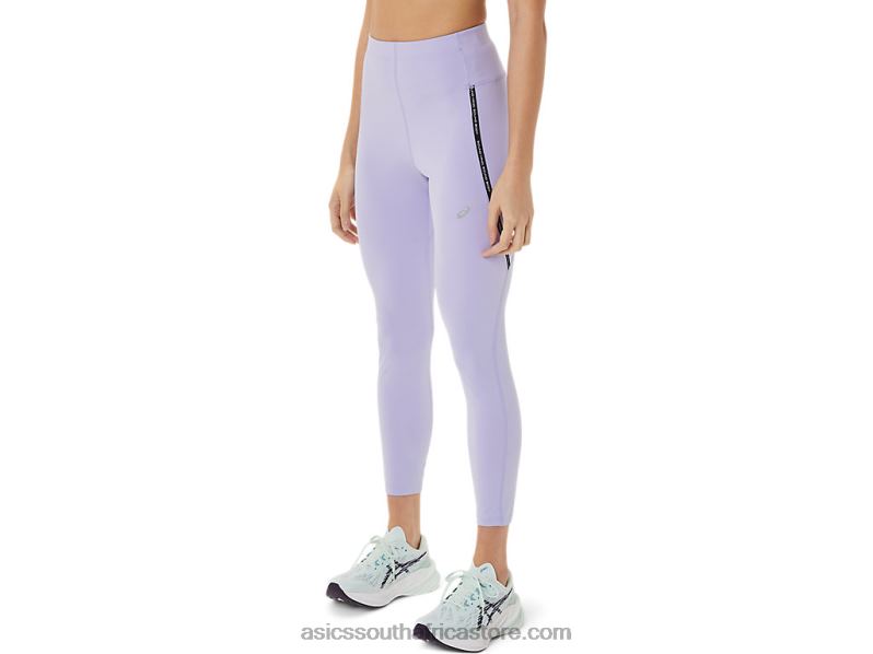 Women Asics Race High Waist Tight LH4X03113 Vapor
