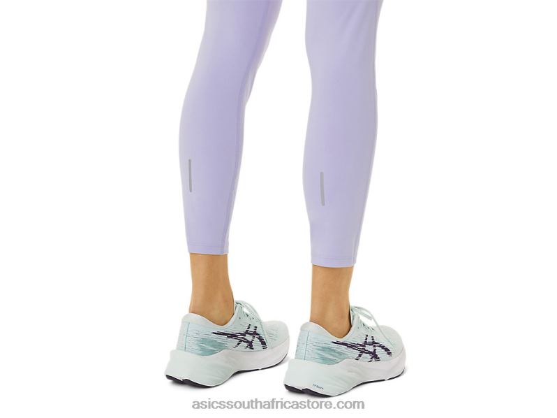 Women Asics Race High Waist Tight LH4X03113 Vapor