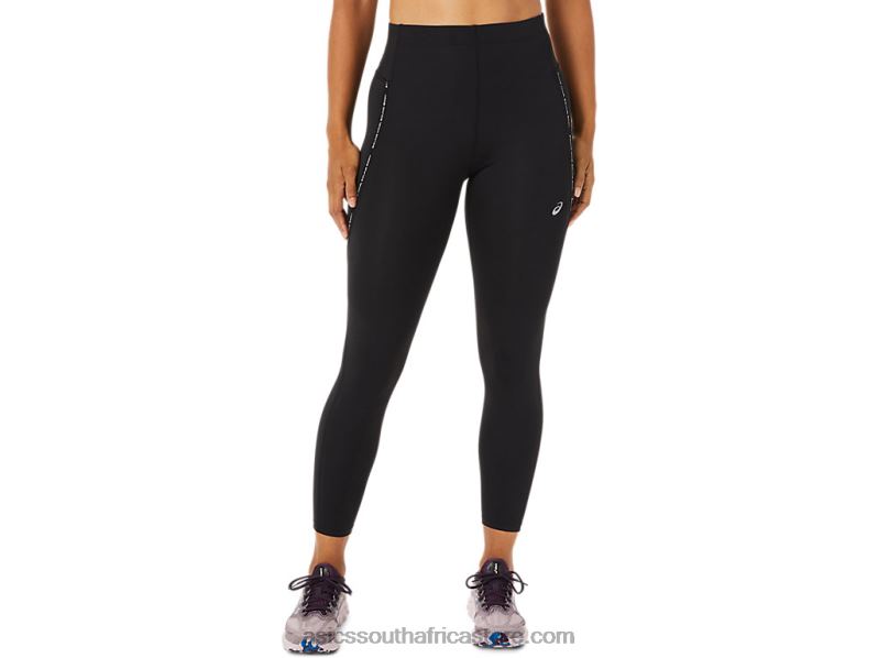 Women Asics Race High Waist Tight LH4X03332 Performance Black