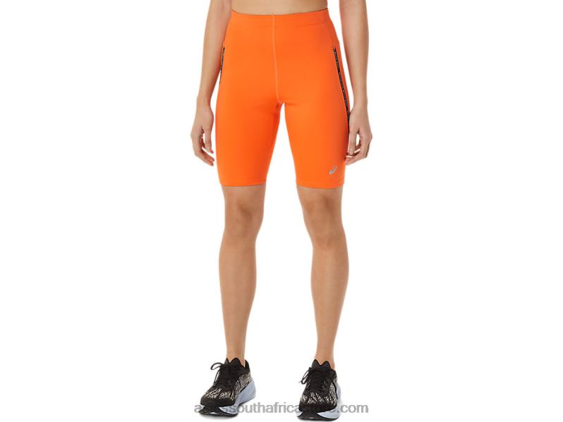 Women Asics Race Sprinter Tight LH4X02253 Nova Orange