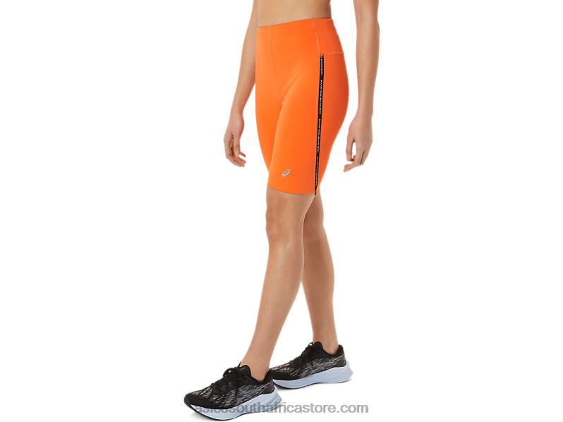 Women Asics Race Sprinter Tight LH4X02253 Nova Orange