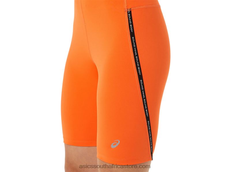 Women Asics Race Sprinter Tight LH4X02253 Nova Orange