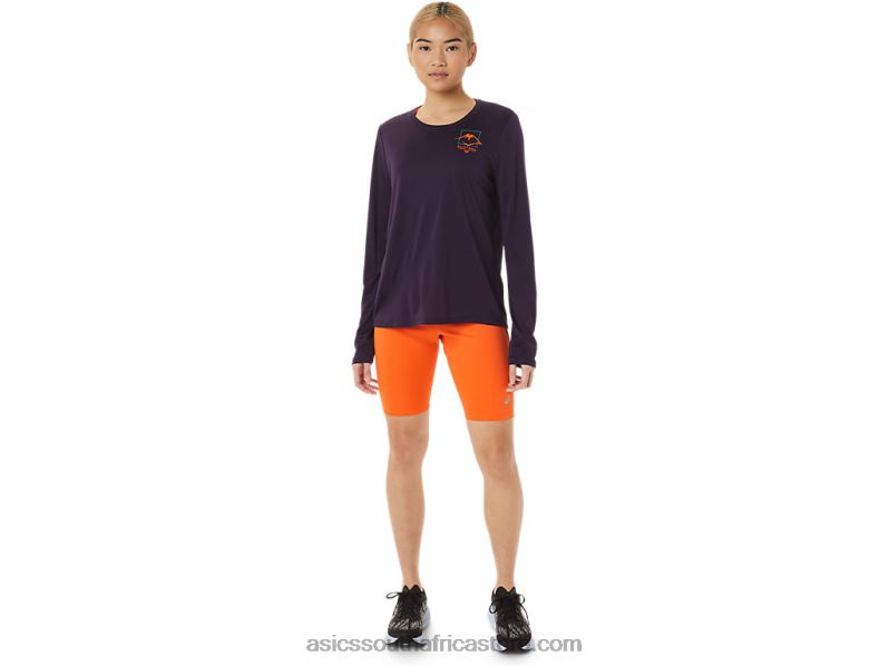 Women Asics Race Sprinter Tight LH4X02253 Nova Orange