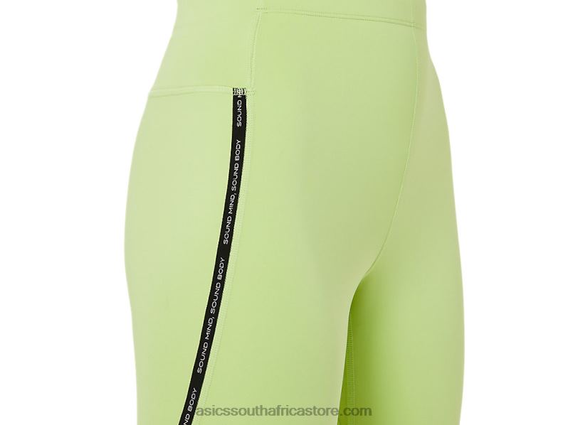 Women Asics Race Sprinter Tight LH4X03460 Lime Green