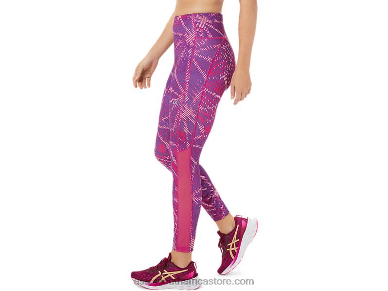 Women Asics Sakura Tight LH4X03272 Yo Zakura Aop