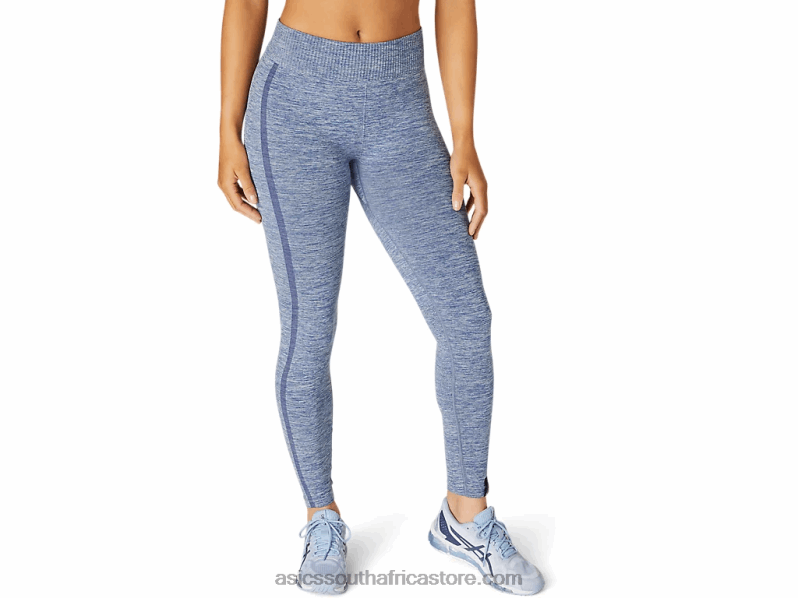 Women Asics Seamless Tight LH4X03665 Thunder Blue