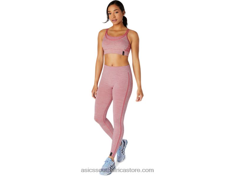 Women Asics Seamless Tight LH4X03675 Smokey Rose