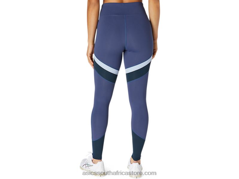 Women Asics Tight LH4X03807 Thunder Blue