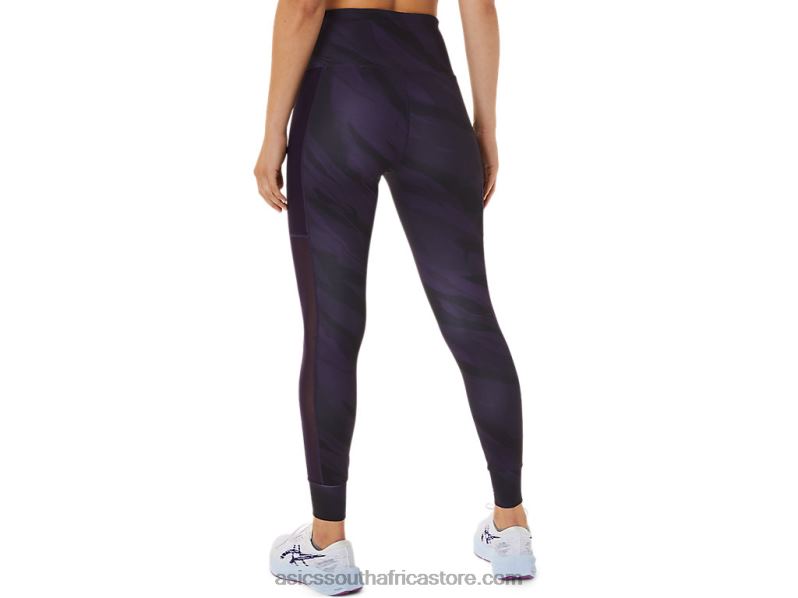 Women Asics Training Graphic Tight LH4X02944 Night Shade