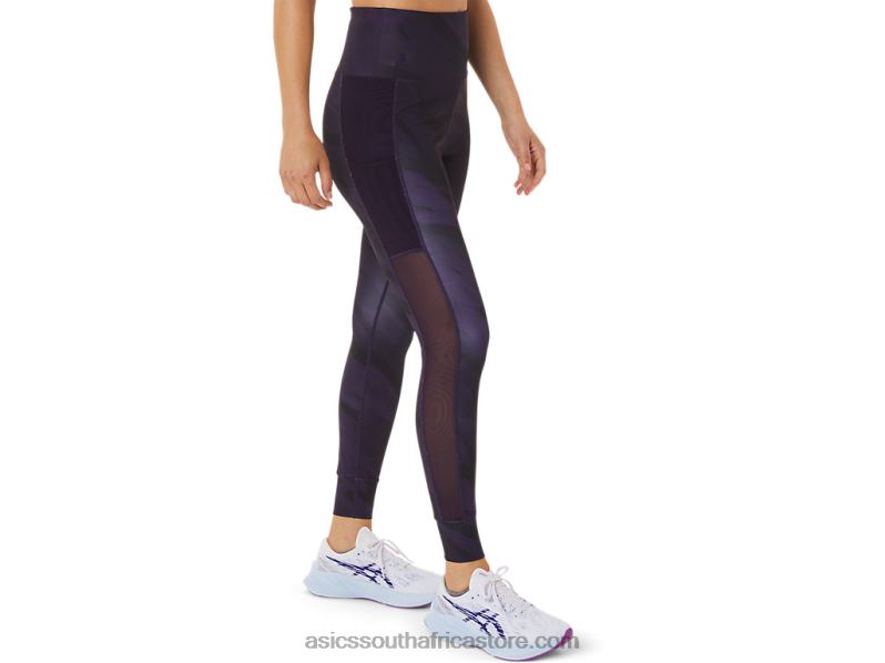 Women Asics Training Graphic Tight LH4X02944 Night Shade