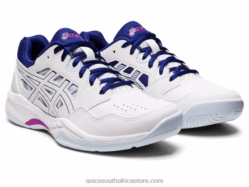 Women Asics Gel-Renma LH4X03096 White/Dive Blue