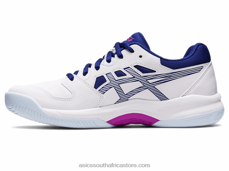 Women Asics Gel-Renma LH4X03096 White/Dive Blue