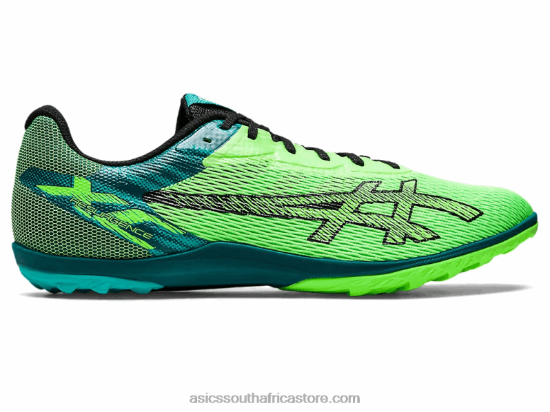 Women Asics Resurgence Xc LH4X0681 Green Gecko/Black