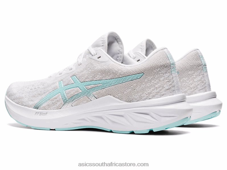 Women Asics Dynablast 2 LH4X03435 White/Clear Blue