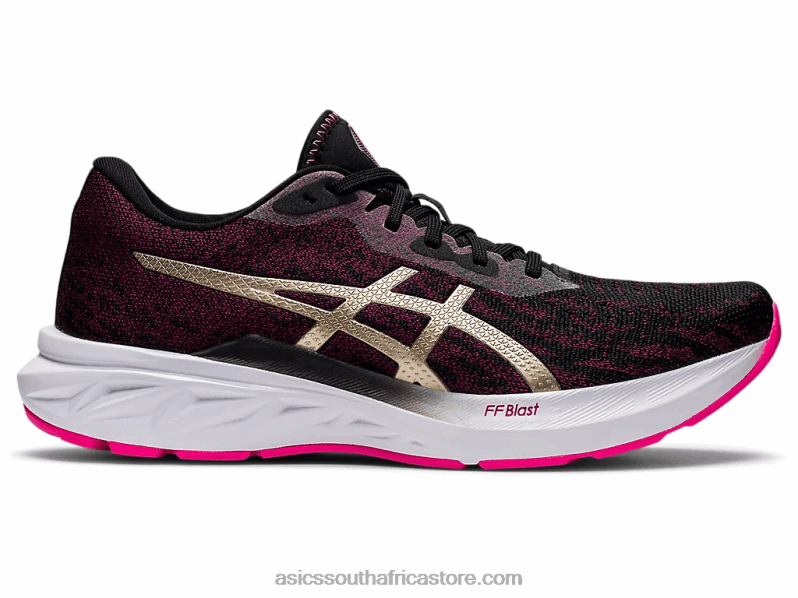 Women Asics Dynablast 2 LH4X03464 Black/Champagne