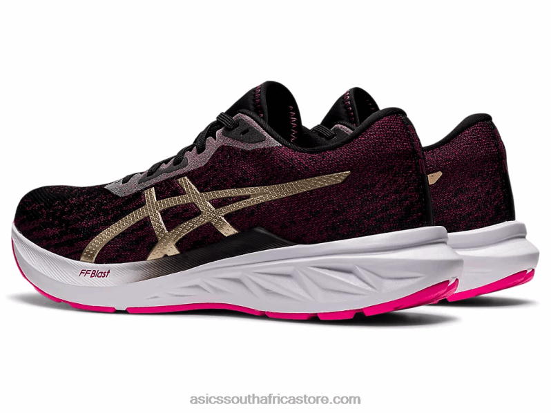 Women Asics Dynablast 2 LH4X03464 Black/Champagne