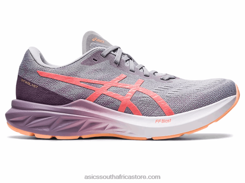Women Asics Dynablast 3 LH4X02199 Piedmont Grey/Papaya
