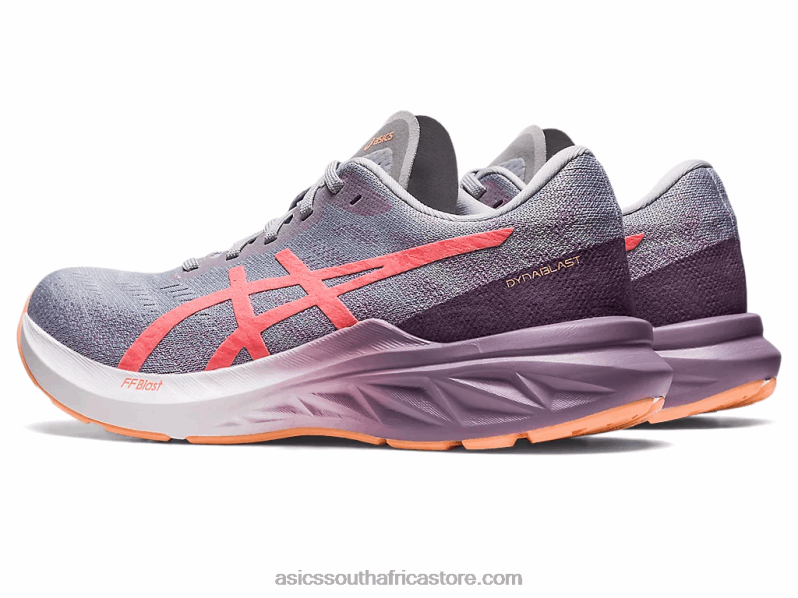 Women Asics Dynablast 3 LH4X02199 Piedmont Grey/Papaya