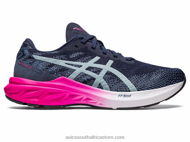 Women Asics Dynablast 3 LH4X02300 Midnight/Light Steel