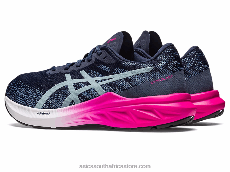 Women Asics Dynablast 3 LH4X02300 Midnight/Light Steel