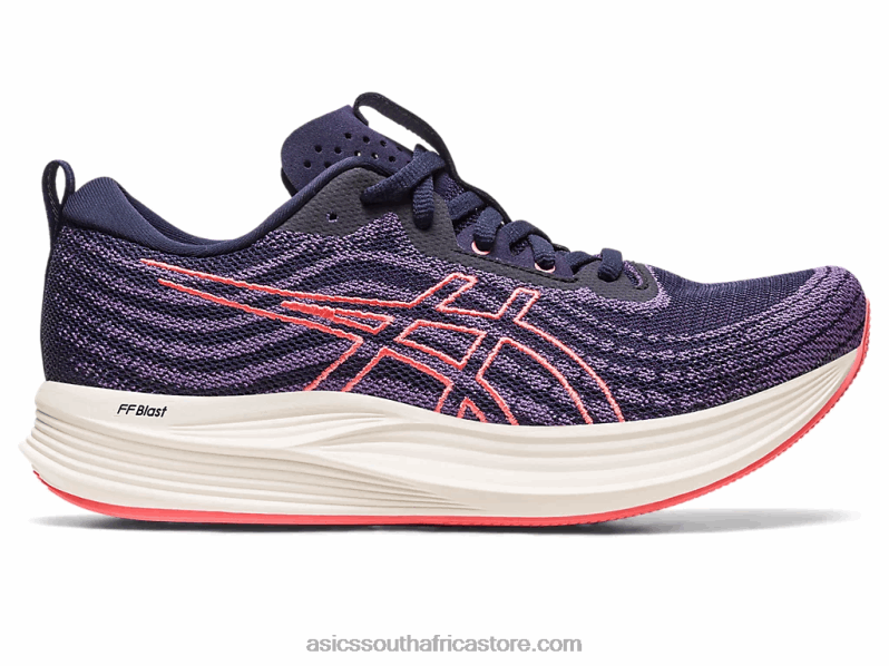 Women Asics Evoride Speed LH4X02545 Midnight/Papaya