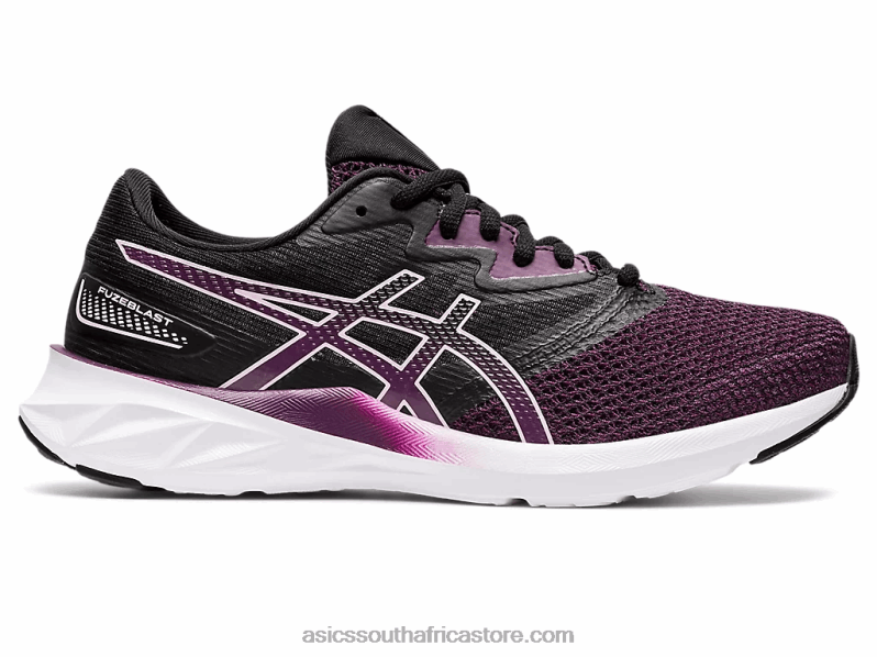 Women Asics Fuzeblast LH4X03576 Deep Plum/Barely Rose