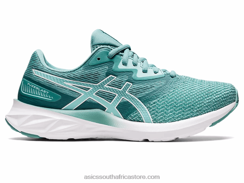 Women Asics Fuzeblast LH4X03581 Oasis Green/White