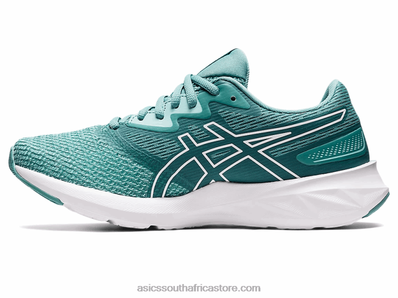 Women Asics Fuzeblast LH4X03581 Oasis Green/White