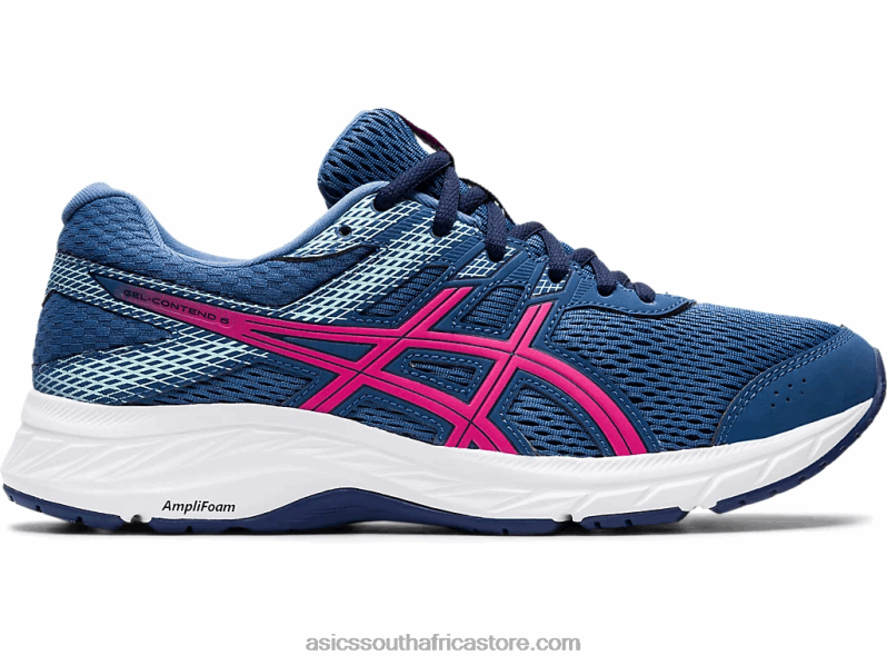 Women Asics Gel-Contend 6 LH4X04180 Grand Shark/Pink Glo