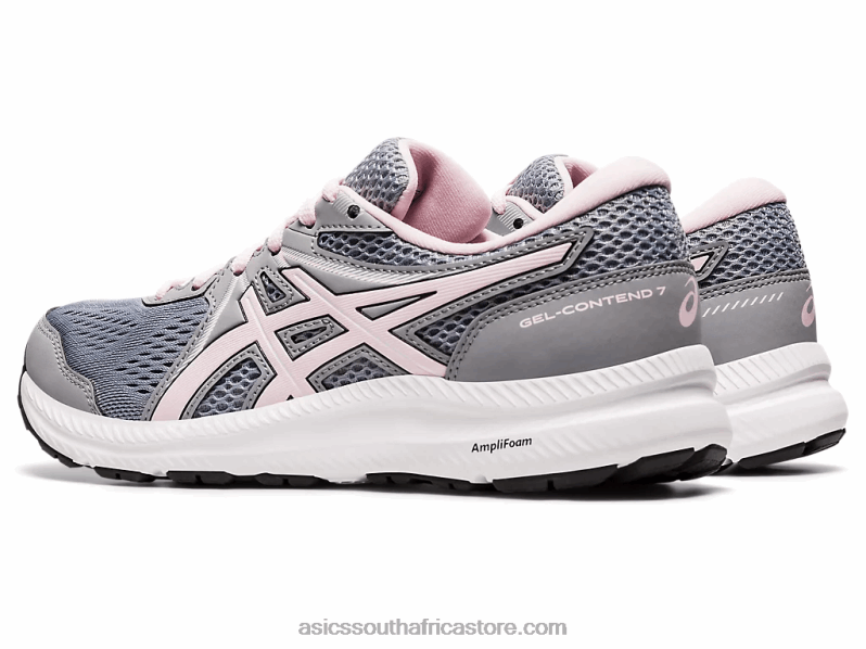 Women Asics Gel-Contend 7 Wide LH4X04016 Sheet Rock/Pink Salt