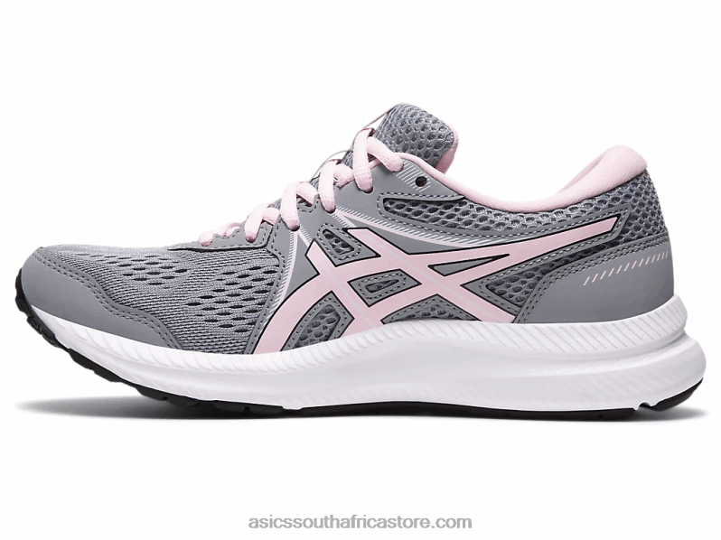 Women Asics Gel-Contend 7 Wide LH4X04016 Sheet Rock/Pink Salt
