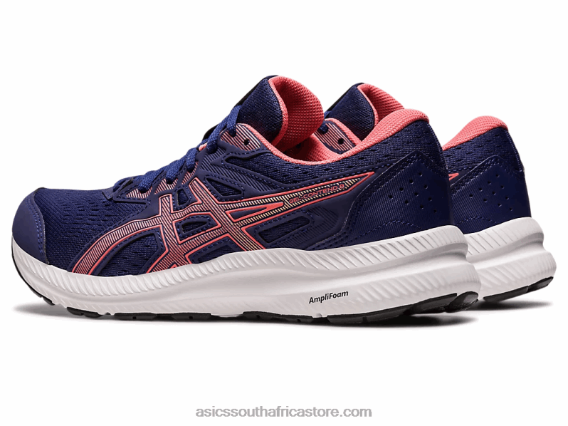 Women Asics Gel-Contend 8 LH4X02443 Indigo Blue/Papaya