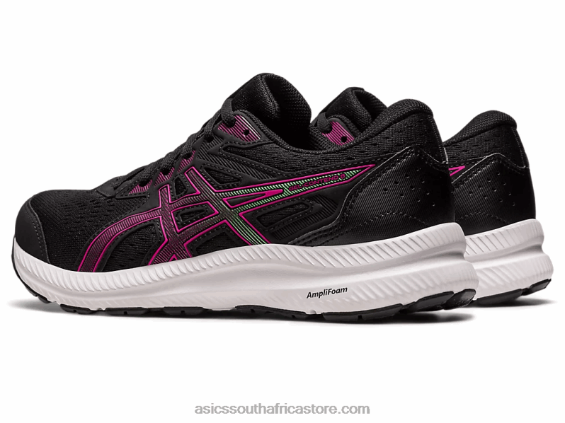 Women Asics Gel-Contend 8 Wide LH4X02435 Black/Pink Rave