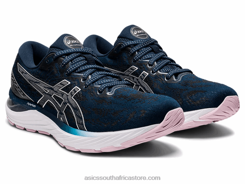 Women Asics Gel-Cumulus 23 LH4X03357 French Blue/Pure Silver
