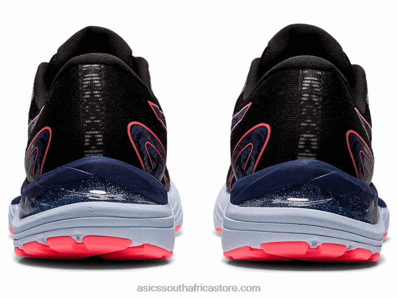 Women Asics Gel-Cumulus 23 LH4X03886 Black/Blazing Coral