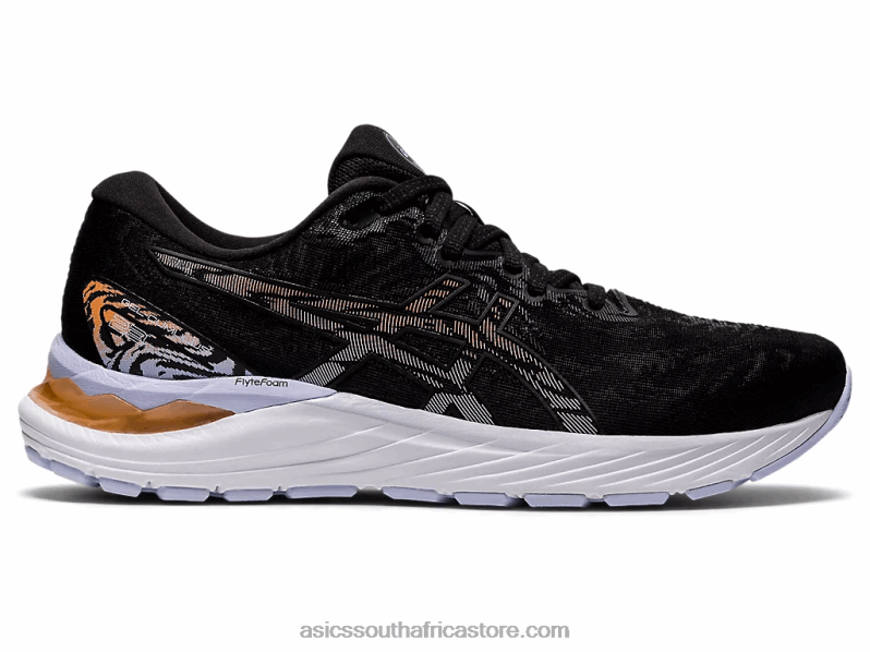 Women Asics Gel-Cumulus 23 Wide LH4X03929 Black/Sun Peach