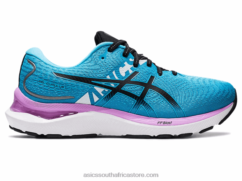 Women Asics Gel-Cumulus 24 Ekiden LH4X02733 Aquarium/Black