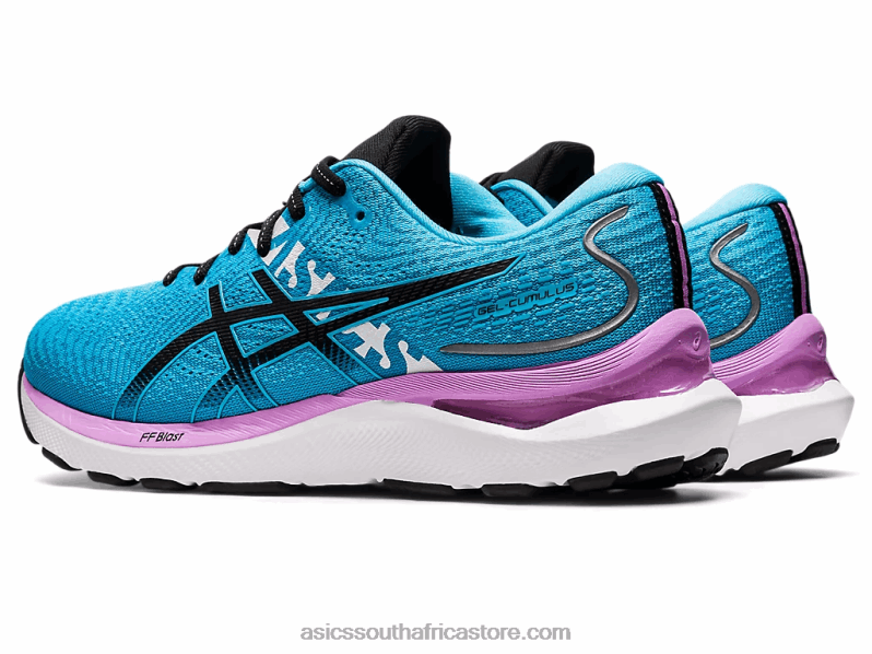 Women Asics Gel-Cumulus 24 Ekiden LH4X02733 Aquarium/Black