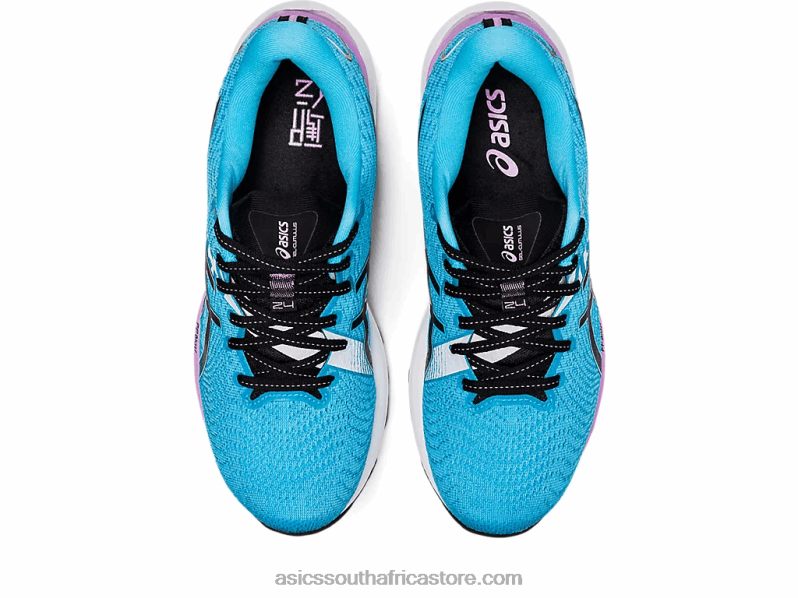 Women Asics Gel-Cumulus 24 Ekiden LH4X02733 Aquarium/Black