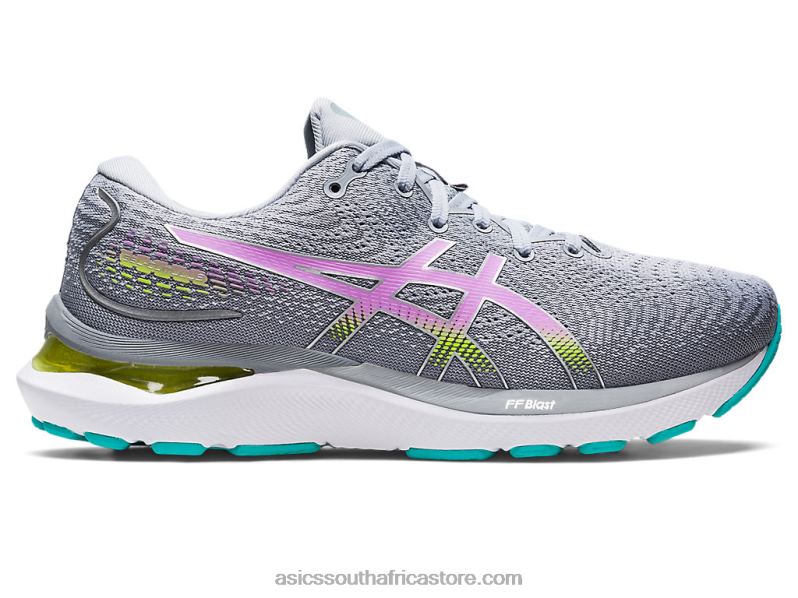 Women Asics Gel-Cumulus 24 LH4X02715 Piedmont Grey/Lavender Glow
