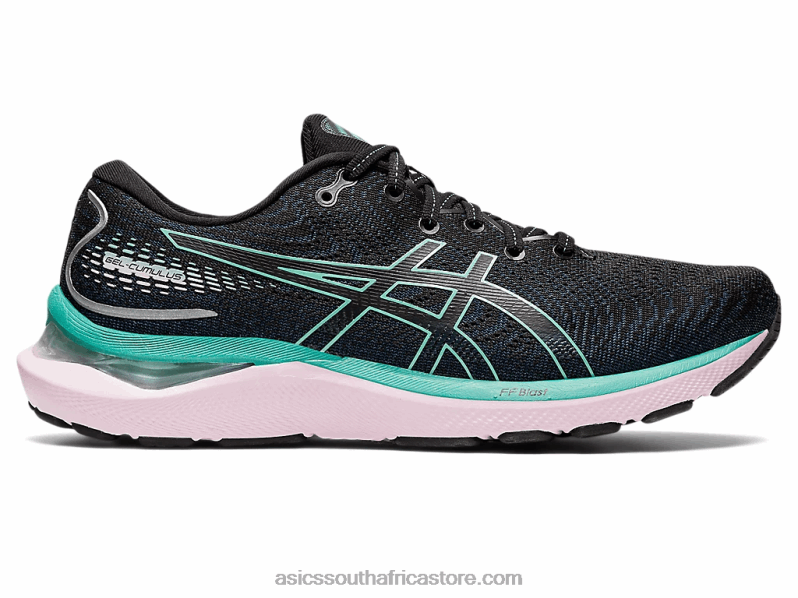 Women Asics Gel-Cumulus 24 LH4X03237 Black/Sage