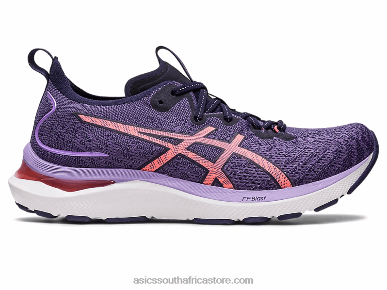 Women Asics Gel-Cumulus 24 Mk LH4X02610 Dusty Purple/Papaya