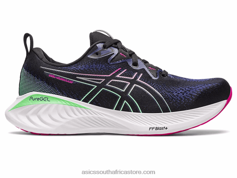 Women Asics Gel-Cumulus 25 LH4X02133 Black/Pink Rave