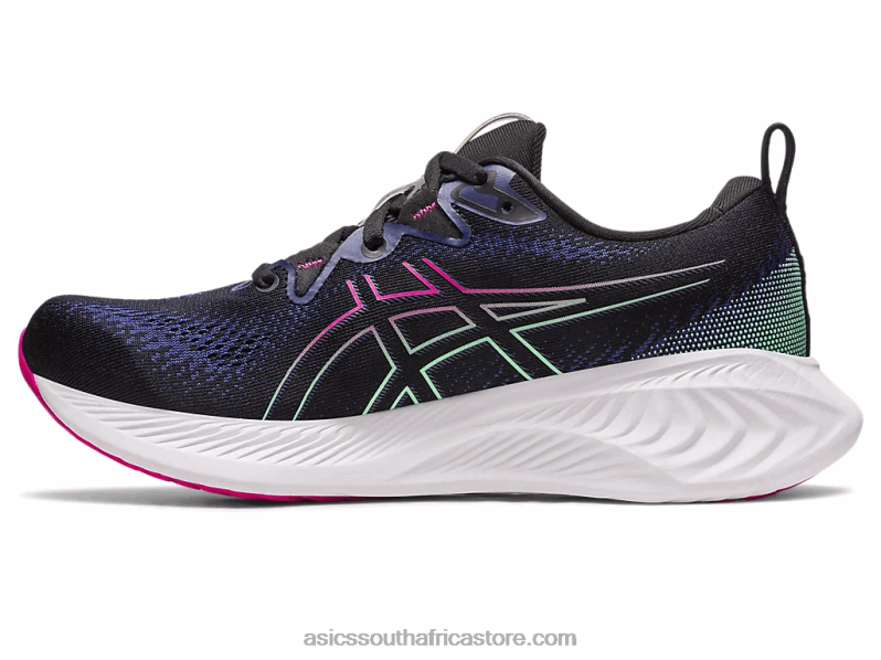 Women Asics Gel-Cumulus 25 LH4X02133 Black/Pink Rave