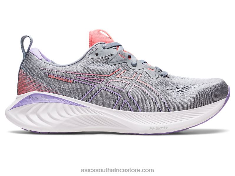 Women Asics Gel-Cumulus 25 LH4X02134 Sheet Rock/Papaya